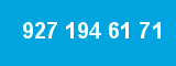 927 194 61 71 927 194 61 71